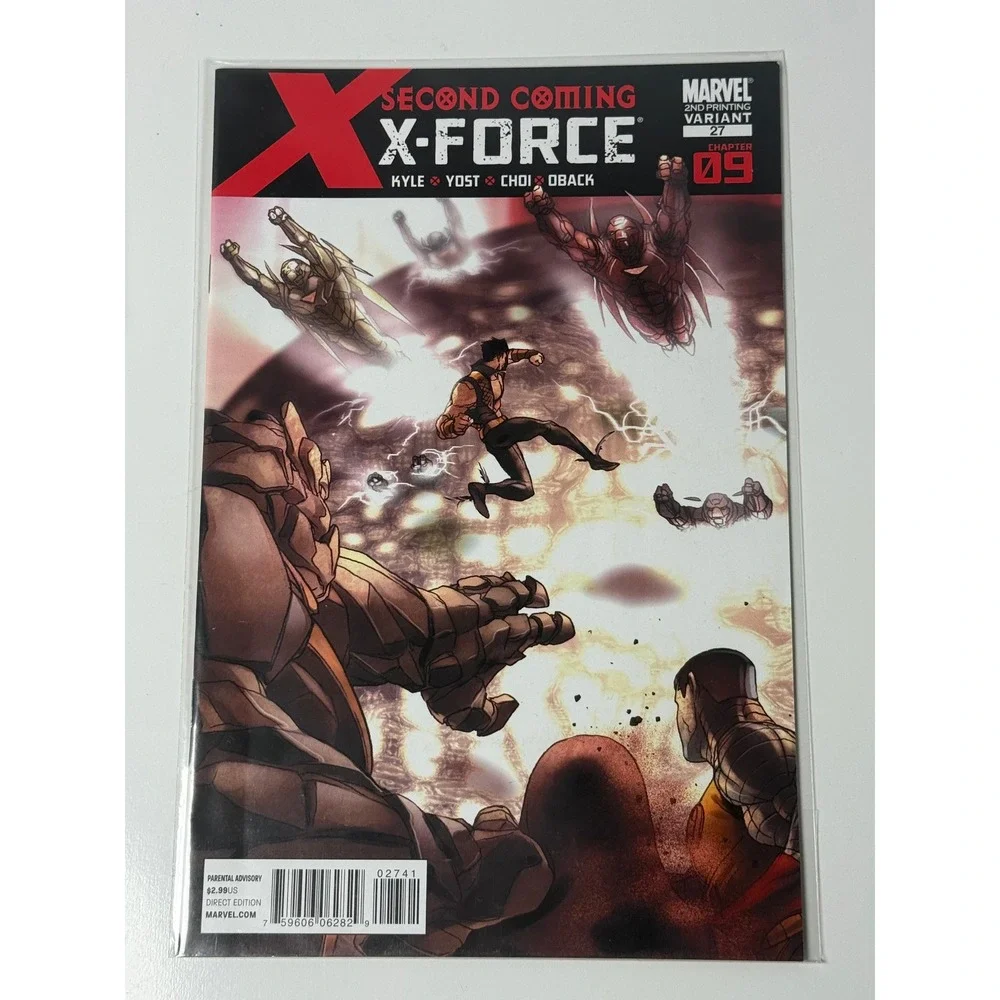 Marvel X-Force Second Coming 27 Variant Choi Cover Chapter 09 2010